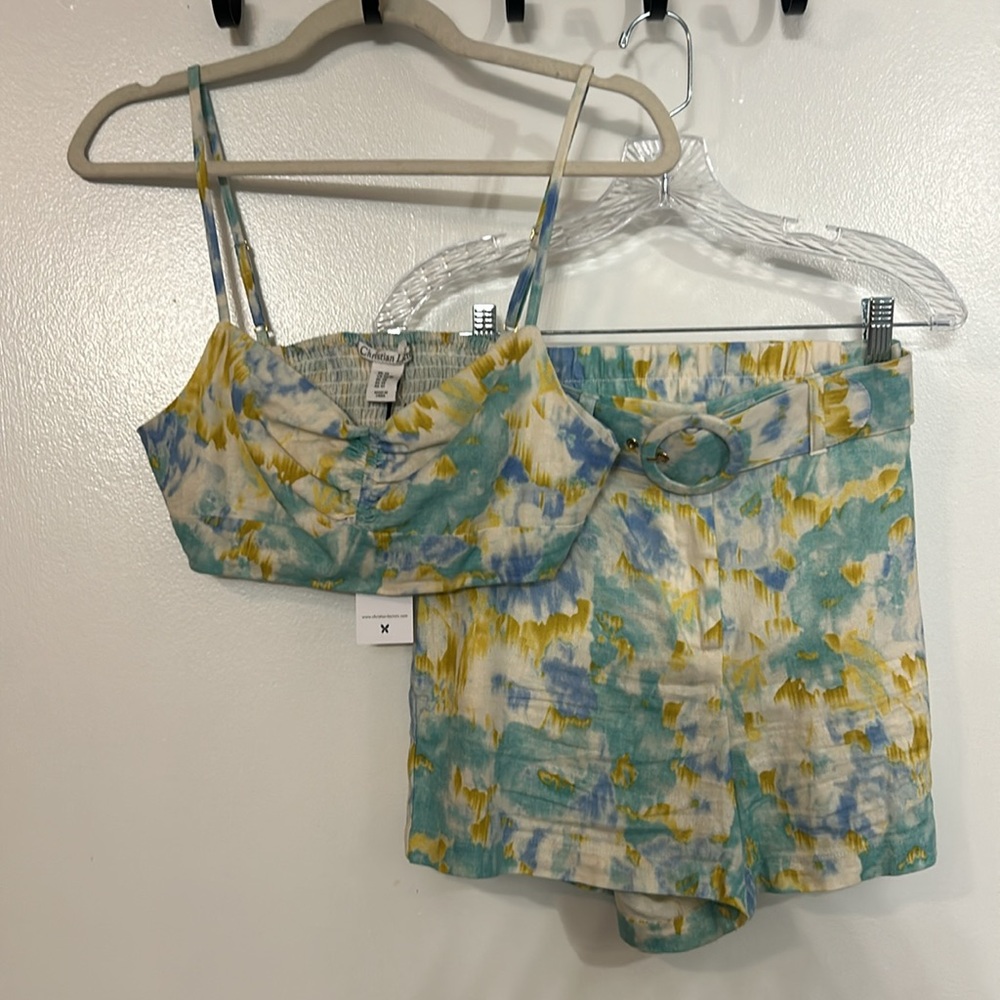 NWT Linen Set Christian Lacroix Coord